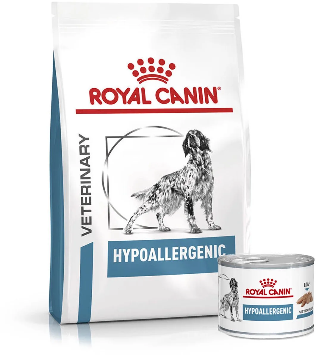 Hypoallergenic Combi bundel - 7 kg + 12 x 200 gr by Royal Canin – product photo