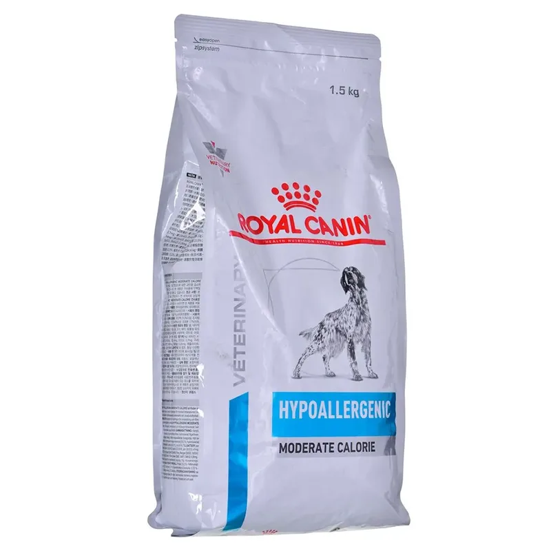 Hypoallergenic Moderate Calorie - 1500 g - Hondenvoer by Royal Canin – product photo 2 of 2
