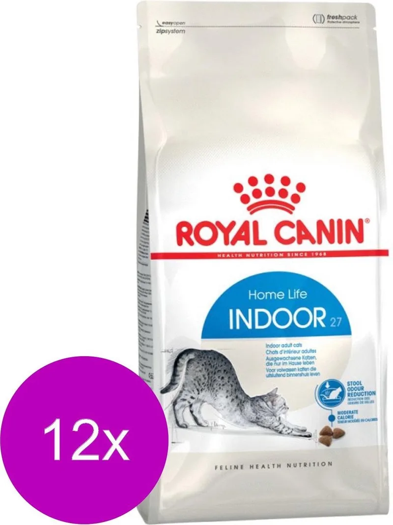 Indoor 27 - Kattenvoer - 12 x 400 g de Royal Canin – photo produit