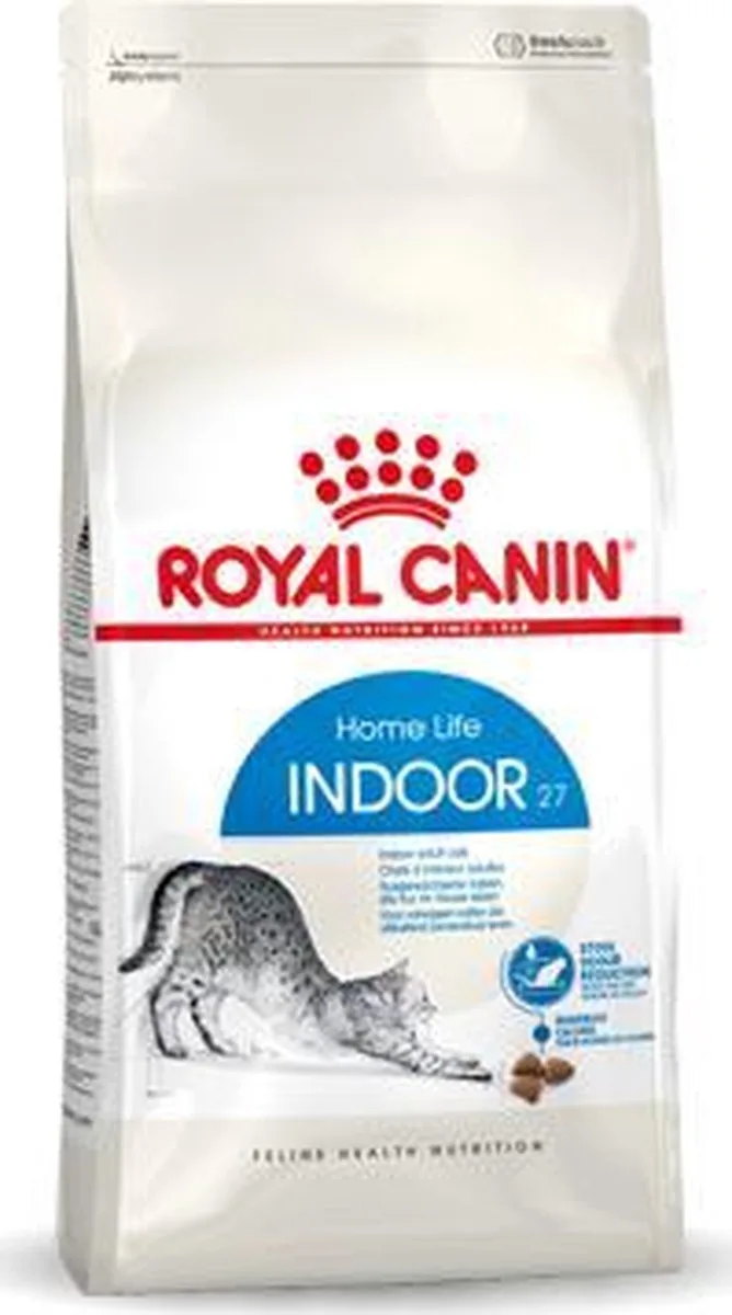 Indoor 27 - Kattenvoer - 4kg + 4 pouches - 4,5 kg de Royal Canin – photo produit