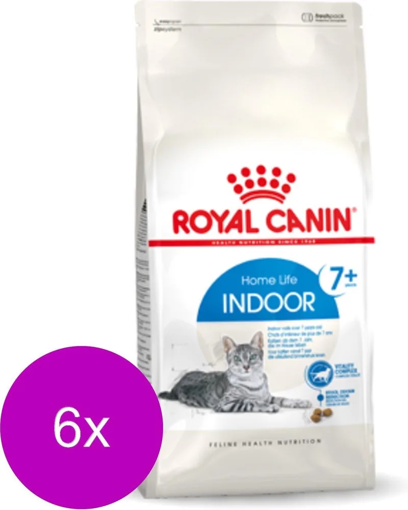 Indoor 7+ - Kattenvoer - 6 x 1.5 kg de Royal Canin – photo produit
