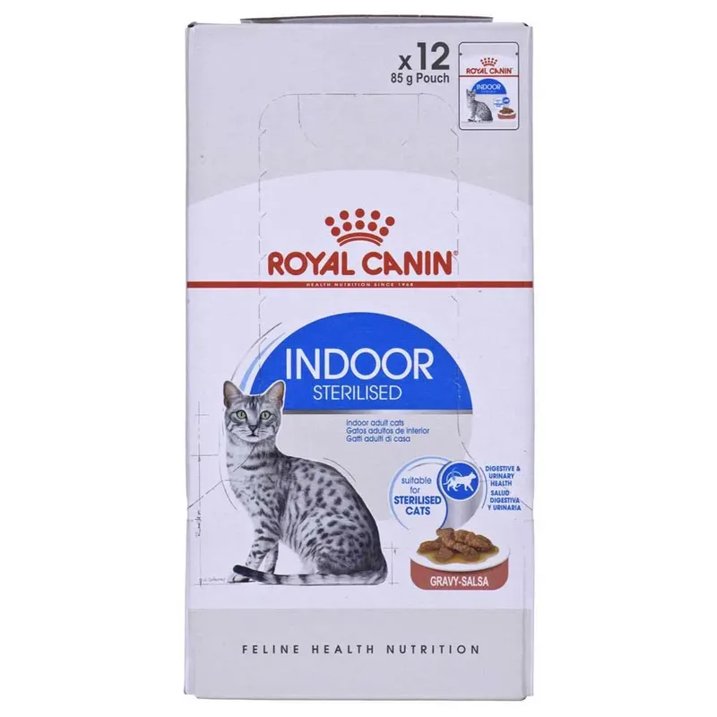 Indoor in Saus - Kattenvoer - 12x85g - Behoud gezond gewicht by Royal Canin – product photo 2 of 2