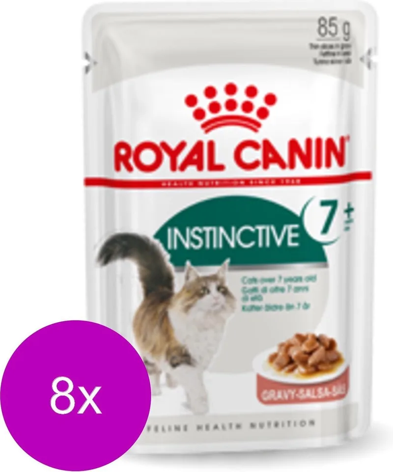 Instinctive 7+ - In Gravy - Kattenvoer - 8 x 12x85 g von Royal Canin – Produktfoto