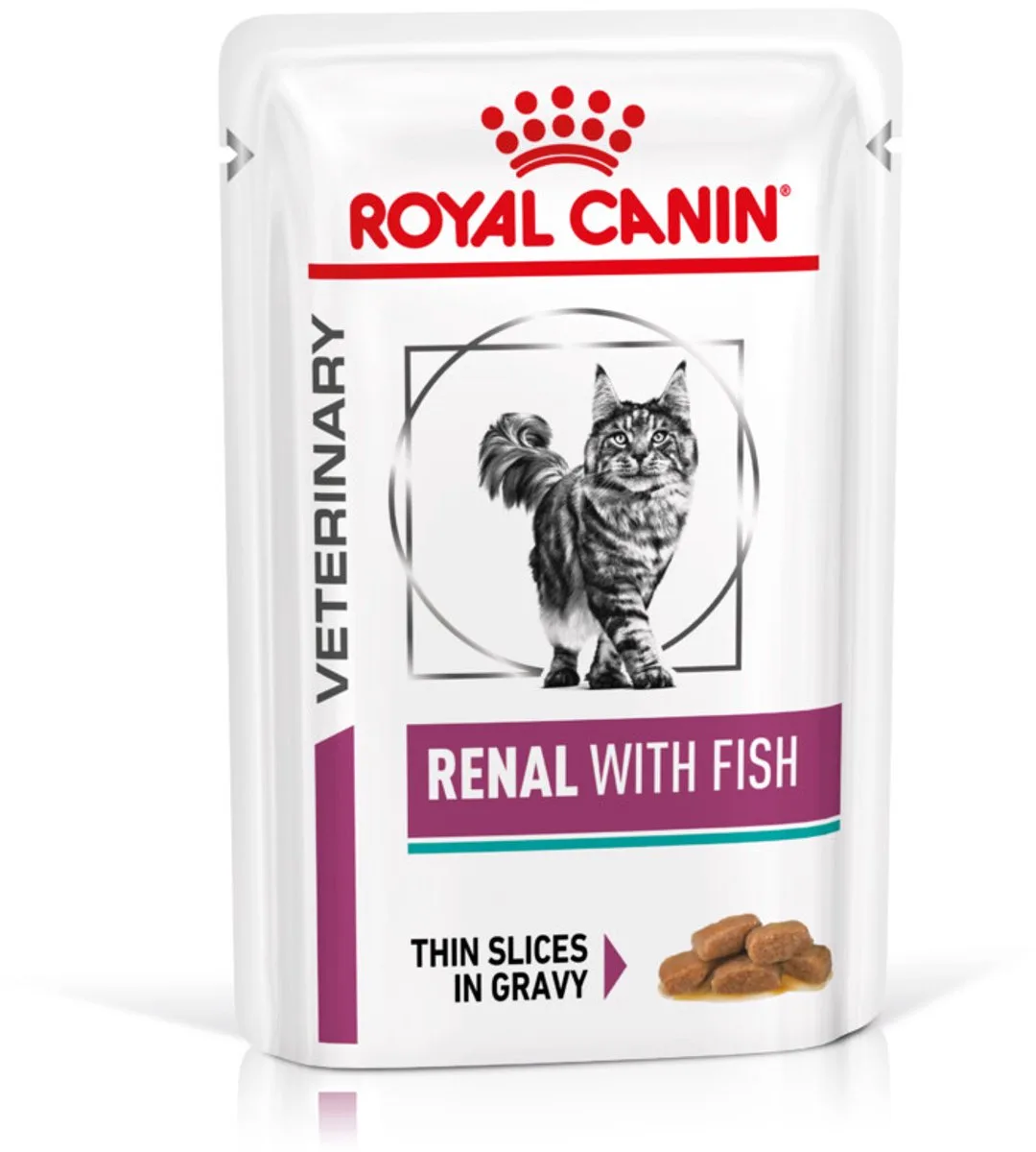 Kat Renal Tuna - 4x12x85 g pouch by Royal Canin – product photo