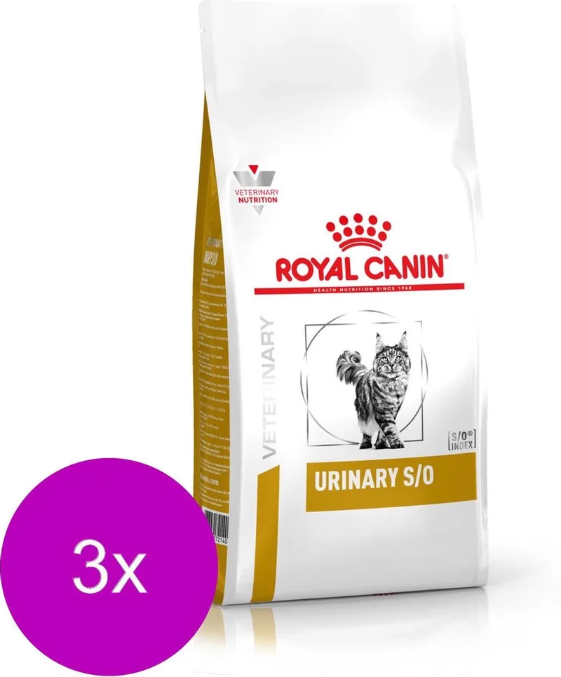 Kattenvoer Droog Urinary S/O - 3 x 3,5 kg de Royal Canin – photo produit