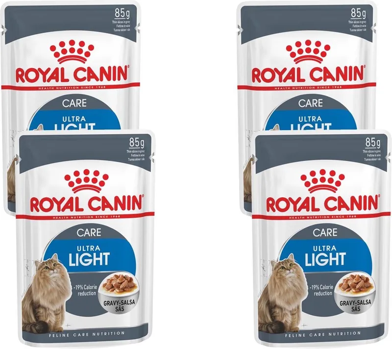 Kattenvoer Nat Light Weight Care Gravy Ultra Light - 48 x 85 gr de Royal Canin – photo produit