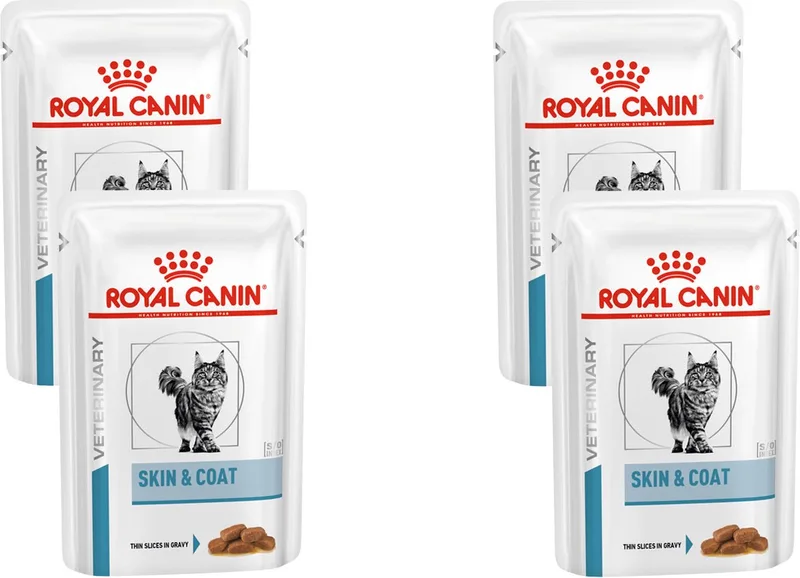Kattenvoer Nat Skin & Coat - 48 x 85 gr by Royal Canin – product photo