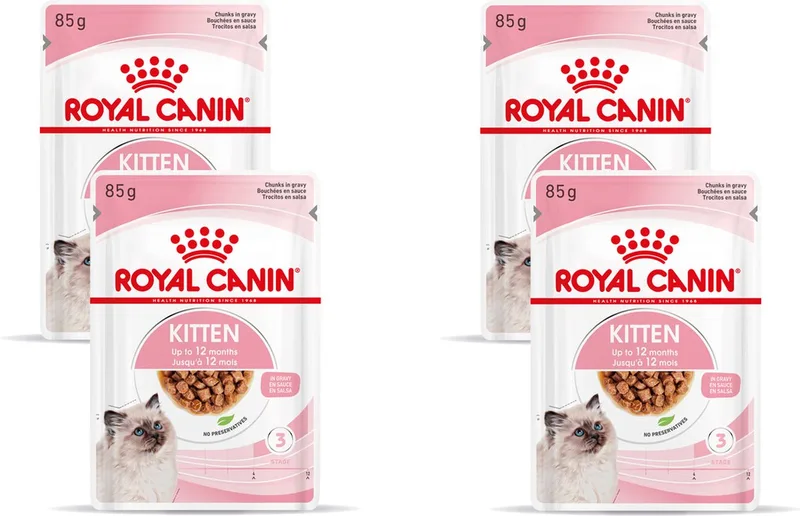 Kitten Gravy Kattenvoer Nat - 48 x 85 gr by Royal Canin – product photo