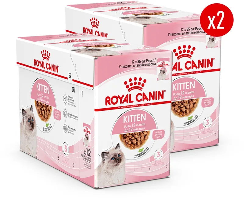 Kitten in Saus - Kattenvoer - 24x85g - Natvoer voor kittens by Royal Canin – product photo
