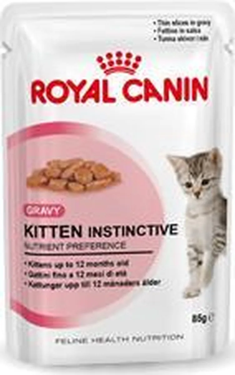Kitten Instinctive - in Saus - Kattenvoer - 510 g van Royal Canin – productfoto