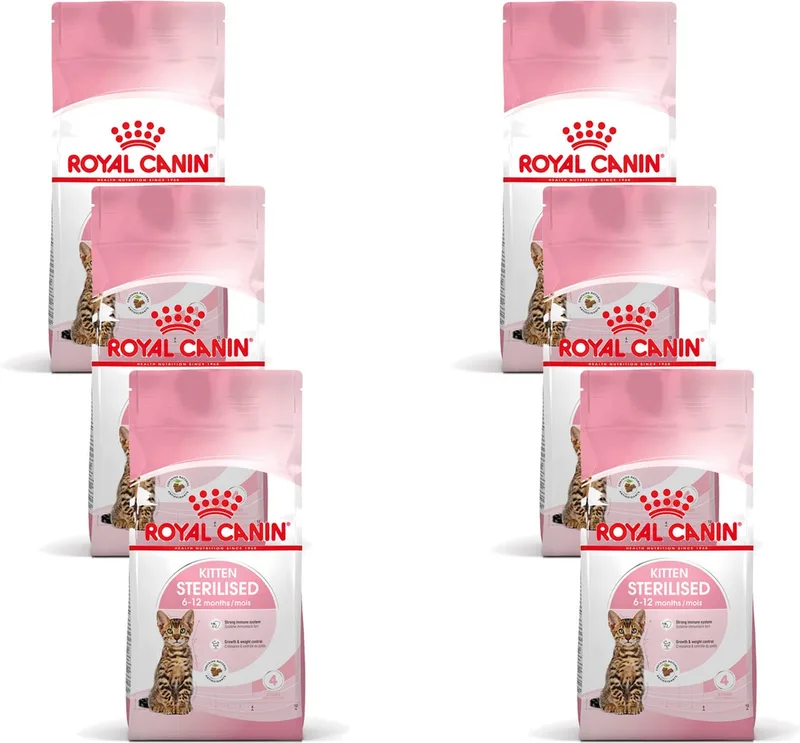 Kitten Sterilised - Kitten-Kattenvoer - 6 x 400 g von Royal Canin – Produktfoto