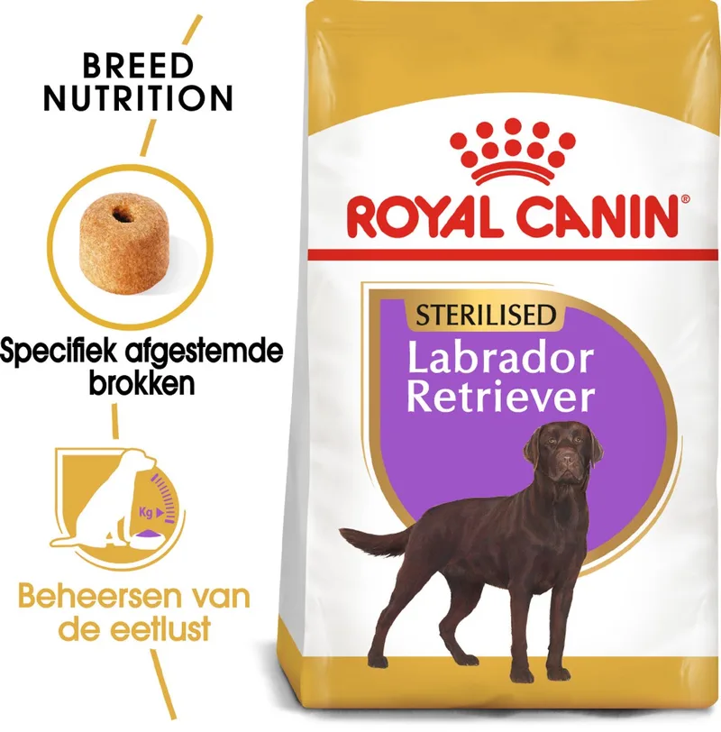 Labrador Retriever Sterilised - Hondenvoer - 12kg von Royal Canin – Produktfoto