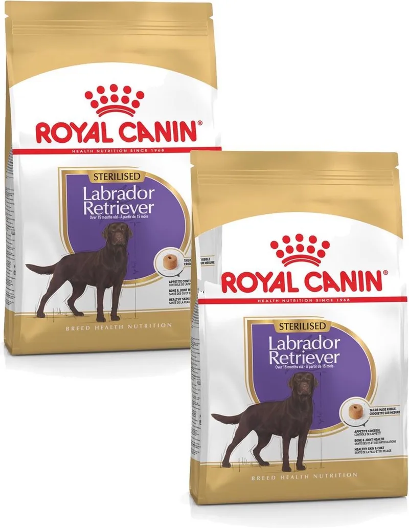 Labrador Retriever Sterilised - Hondenvoer - 2 x 12kg de Royal Canin – photo produit