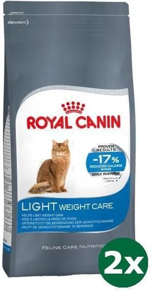 light kattenvoer 2x 400 gr från Royal Canin – produktbild