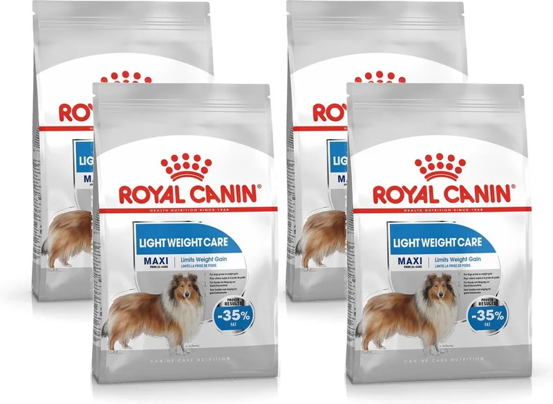 Light Weight Care Maxi - Hondenvoer - 4 x 3 kg de Royal Canin – photo produit
