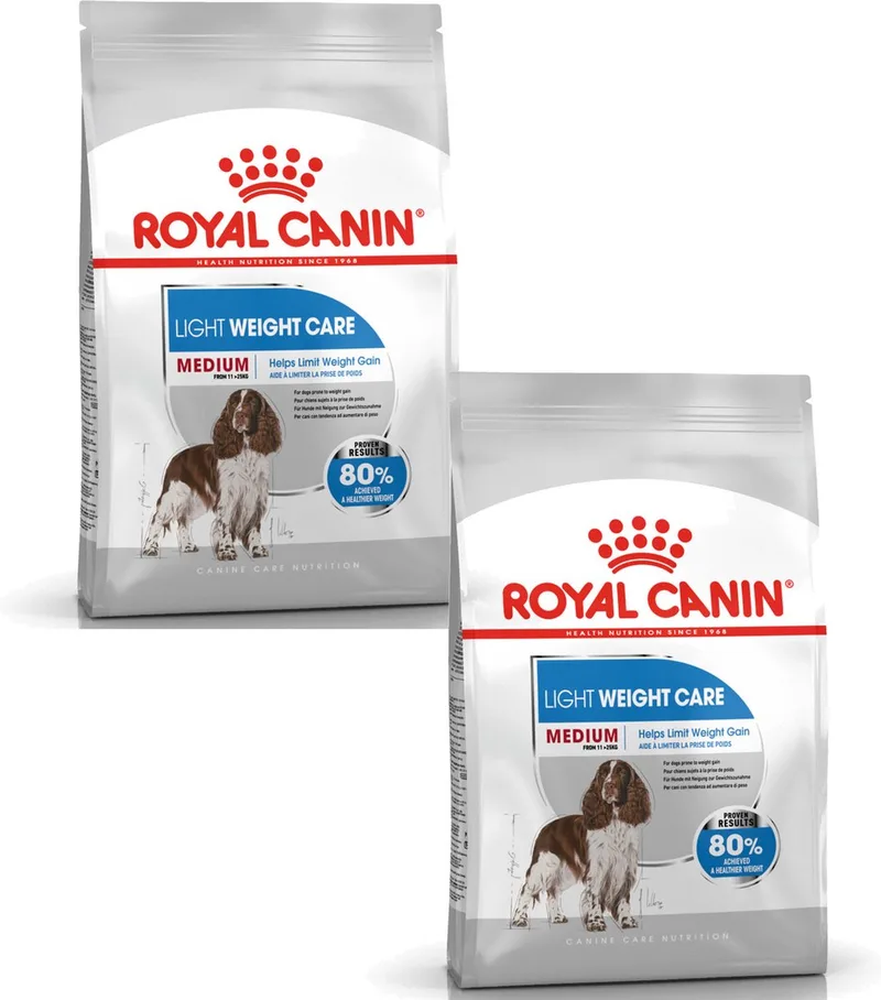 Light Weight Care Medium - Hondenvoer - 2 x 10 kg de Royal Canin – photo produit