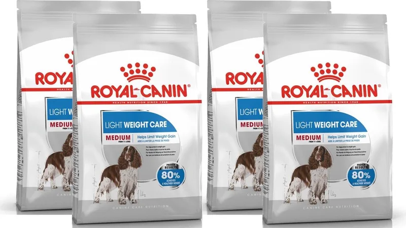 Light Weight Care Medium - Hondenvoer - 4 x 3 kg de Royal Canin – photo produit
