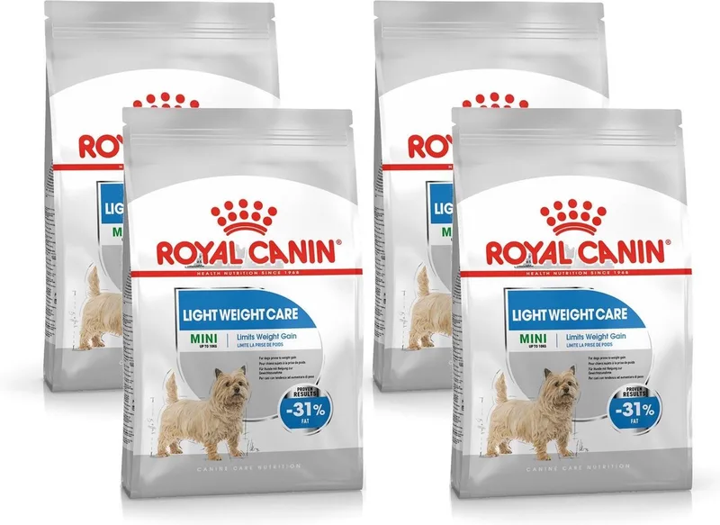 Light Weight Care Mini - Hondenvoer - 4 x 1 kg de Royal Canin – photo produit