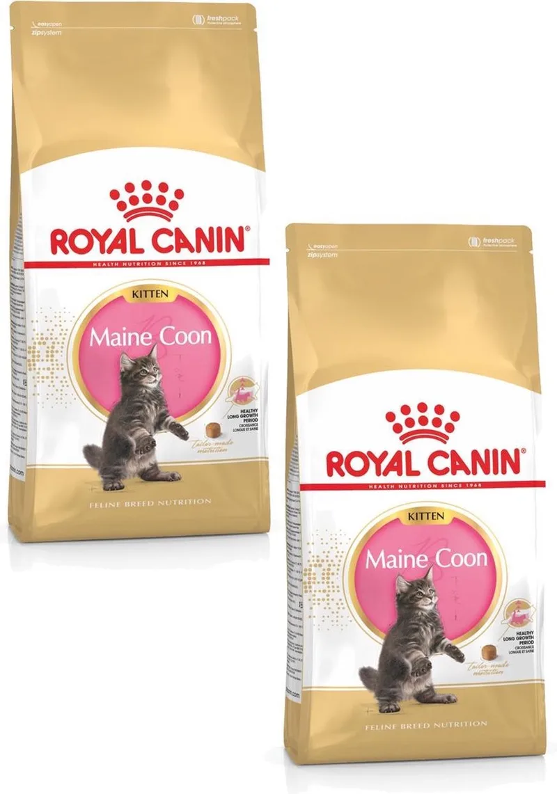 Maine Coon Kitten - Kitten-Kattenvoer - 2 x 4 kg von Royal Canin – Produktfoto