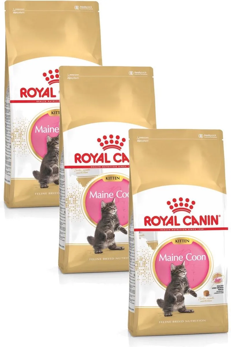 Maine Coon Kitten - Kitten-Kattenvoer - 3 x 2 kg by Royal Canin – product photo