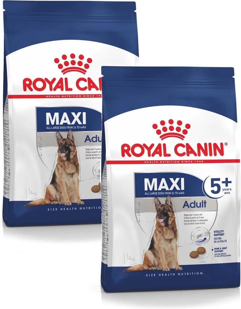 Maxi Adult 5+ - Hondenvoer - 2 x 4 kg by Royal Canin – product photo