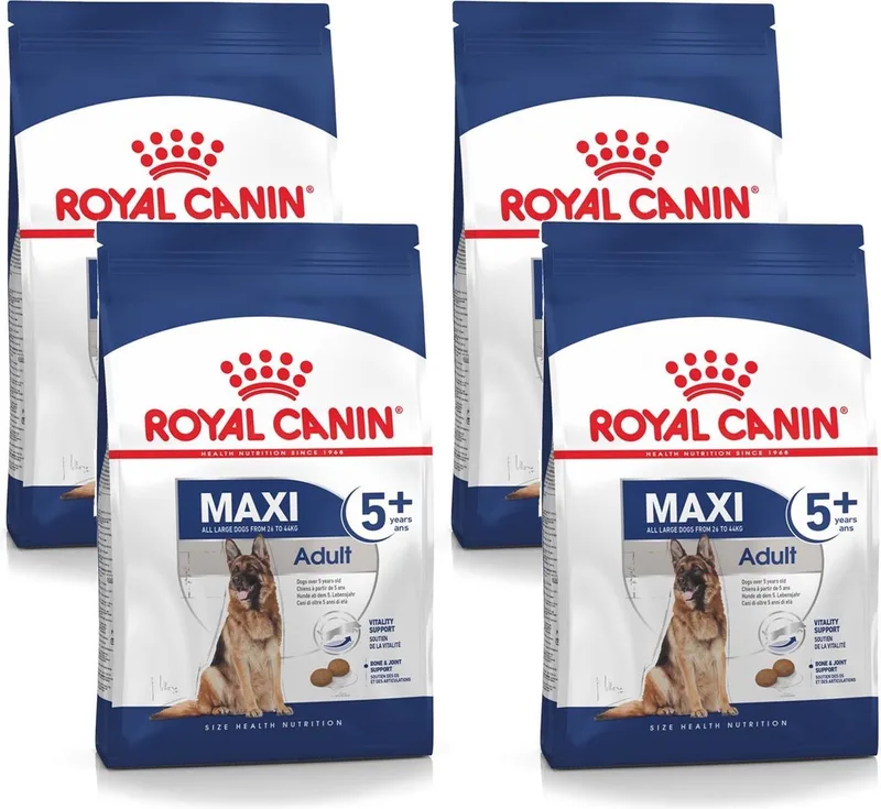 Maxi Adult 5+ - Hondenvoer - 4 x 4 kg by Royal Canin – product photo
