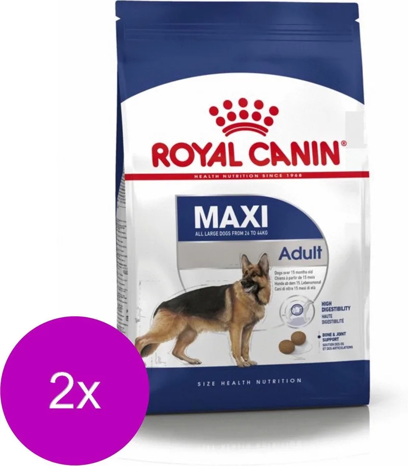 Maxi Adult - Hondenvoer - 2 x 10 kg de Royal Canin – photo produit