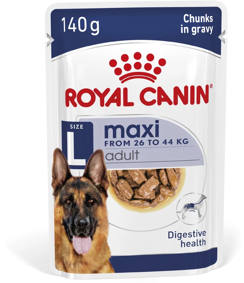 Maxi Adult Natvoer - 10x140 g - Hondenvoer by Royal Canin – product photo