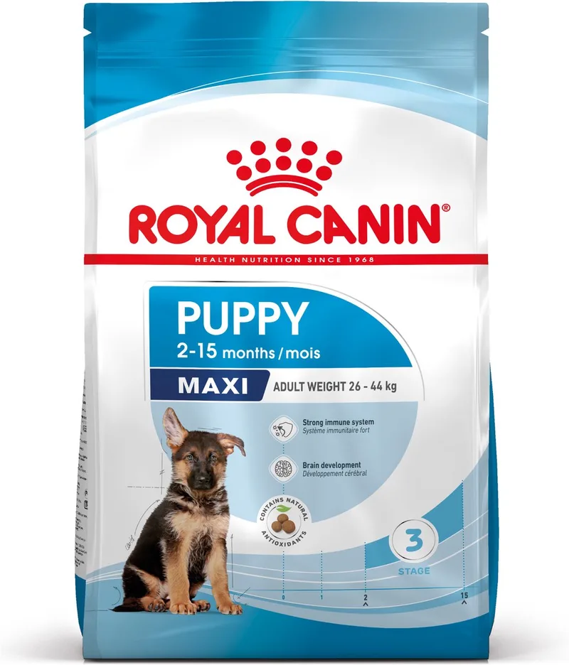 Maxi Puppy hondenvoer 4kg de Royal Canin – photo produit