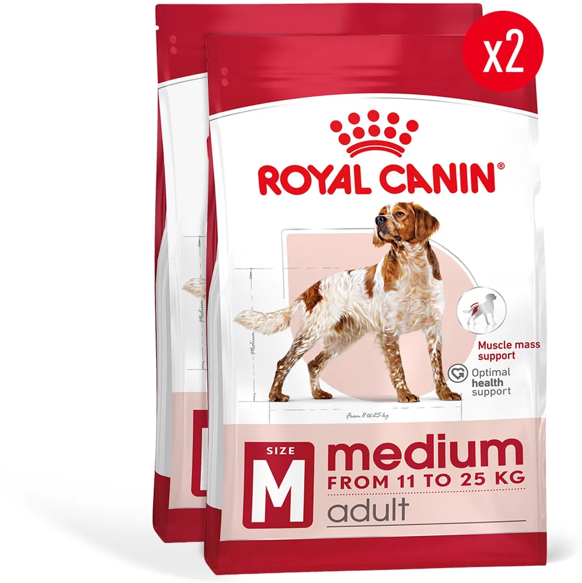 Medium Adult - 2 x 10 kg by Royal Canin – product photo