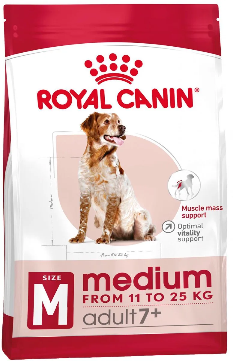 Medium Adult 7+ - 10 kg - Hondenvoer de Royal Canin – photo produit