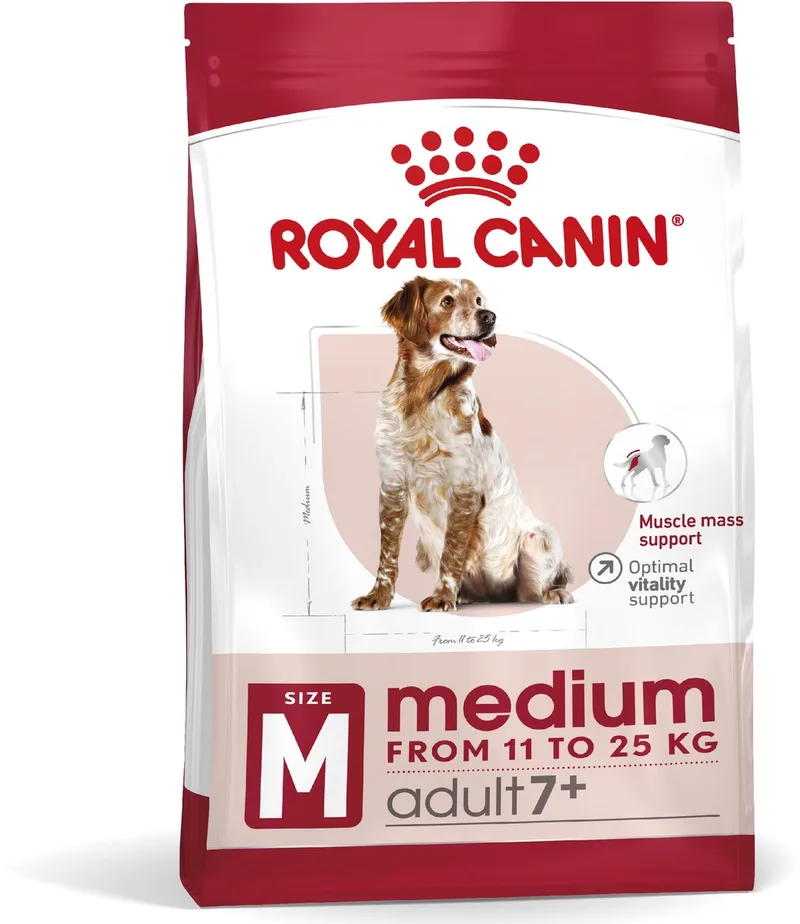 Medium Adult 7+ - 4 kg - Hondenvoer by Royal Canin – product photo