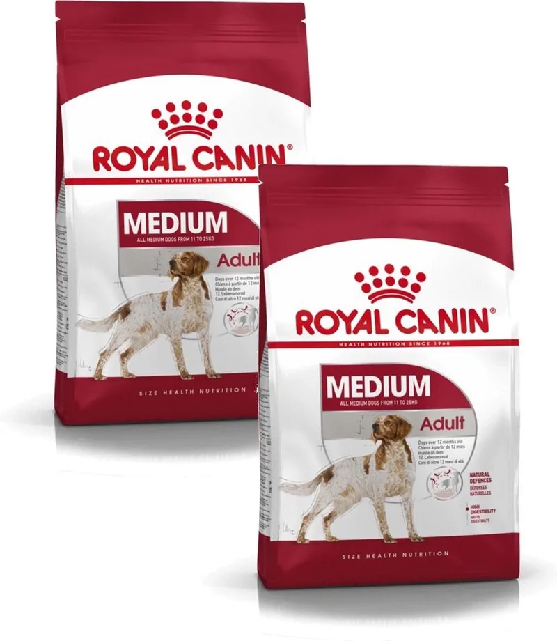 Medium Adult - Hondenvoer - 2 x 10 kg de Royal Canin – photo produit