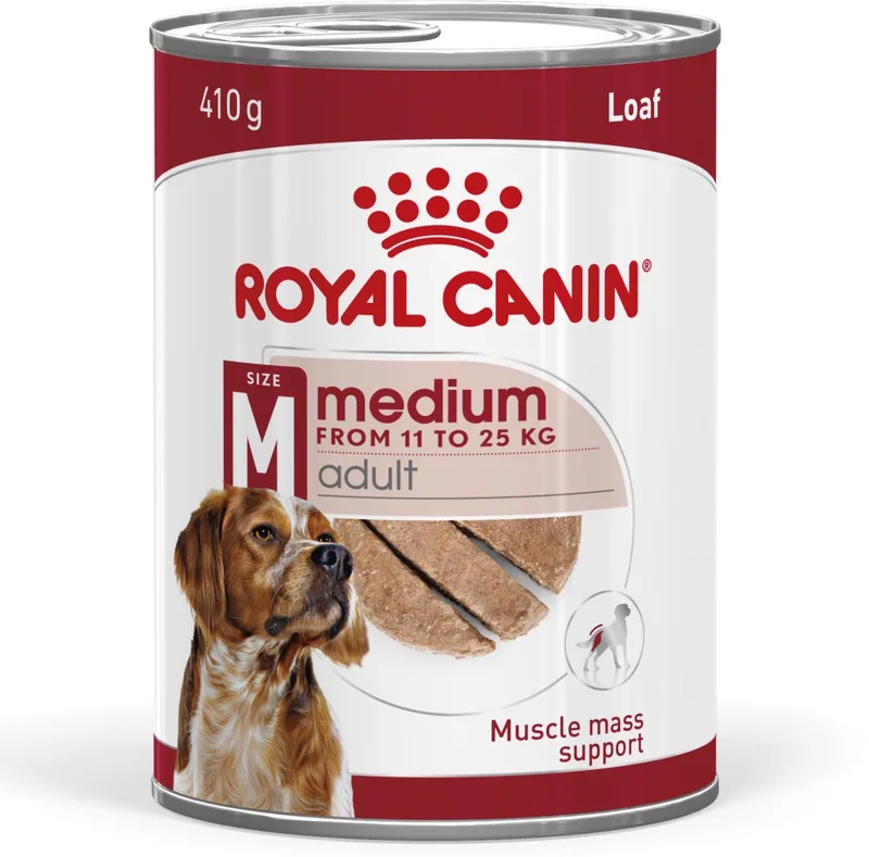 Medium Adult Natvoer in Blik voor Honden 410g by Royal Canin – product photo 1 of 5