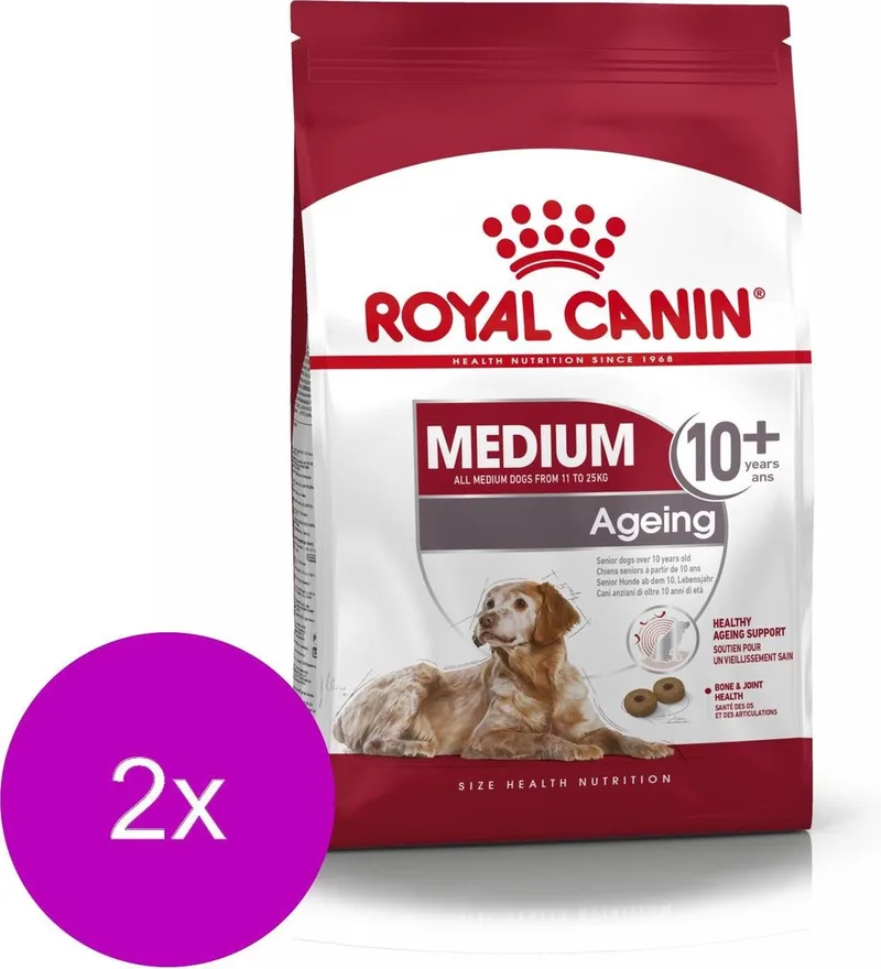 Medium Ageing 10+ - Hondenvoer - 2 x 15 kg by Royal Canin – product photo