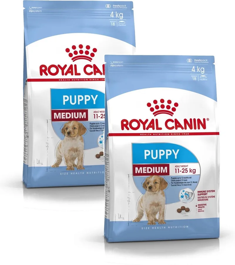 Medium - Puppy-Hondenvoer - 2 x 15 kg von Royal Canin – Produktfoto