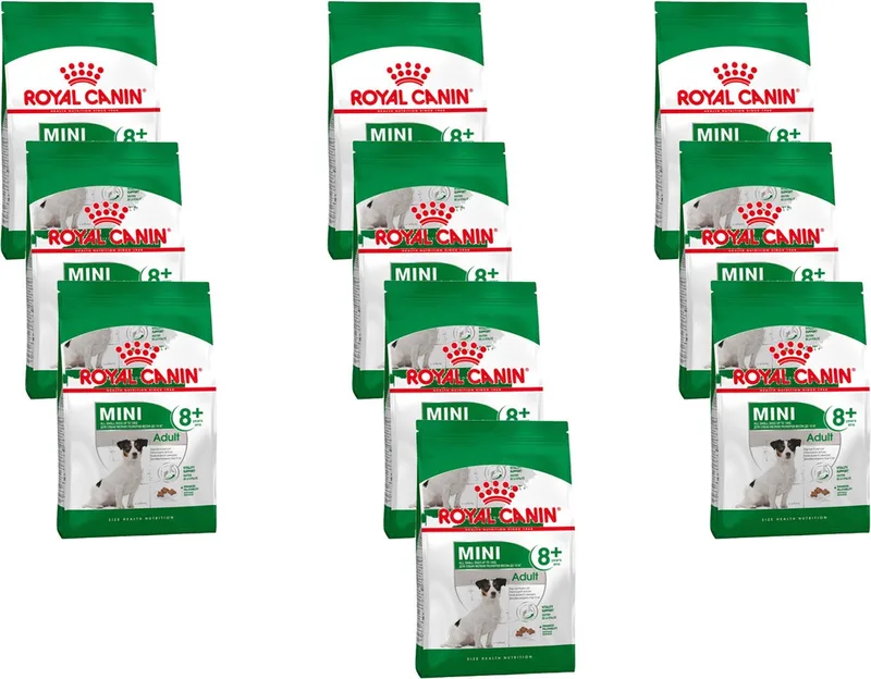 Mini Adult 8+ - Hondenvoer - 10 x 800 g von Royal Canin – Produktfoto
