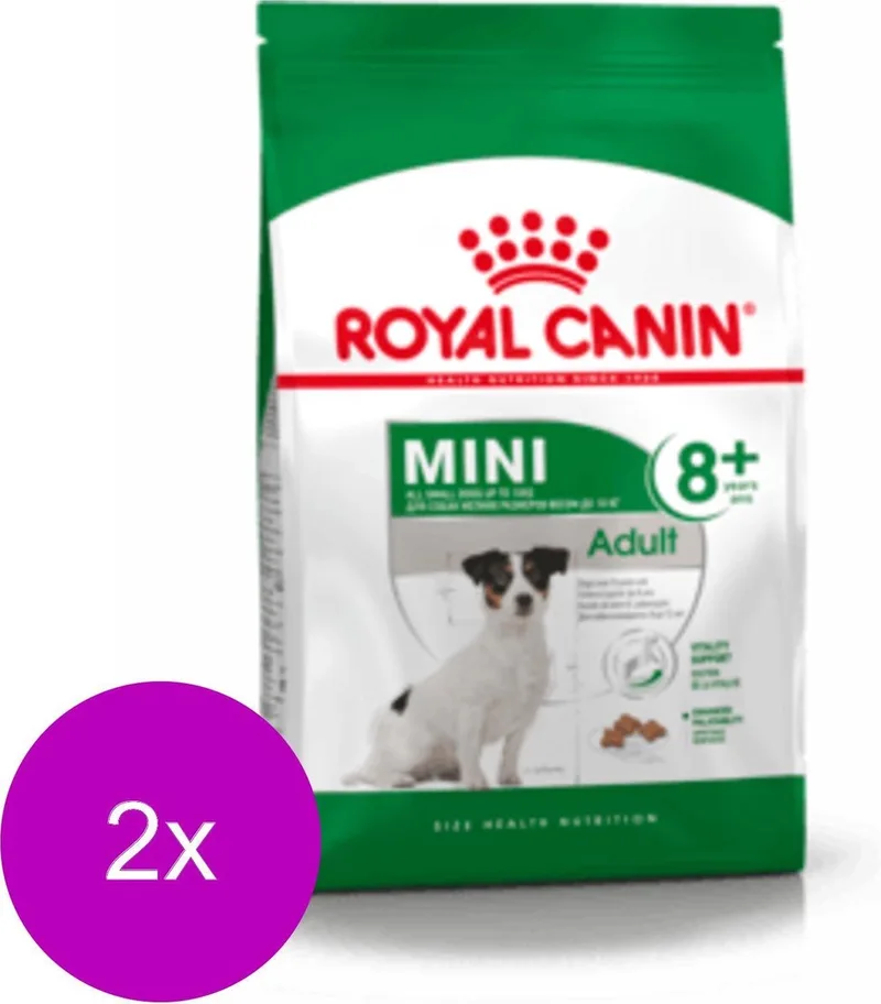 Mini Adult 8+ - Hondenvoer - 2 x 8 kg by Royal Canin – product photo