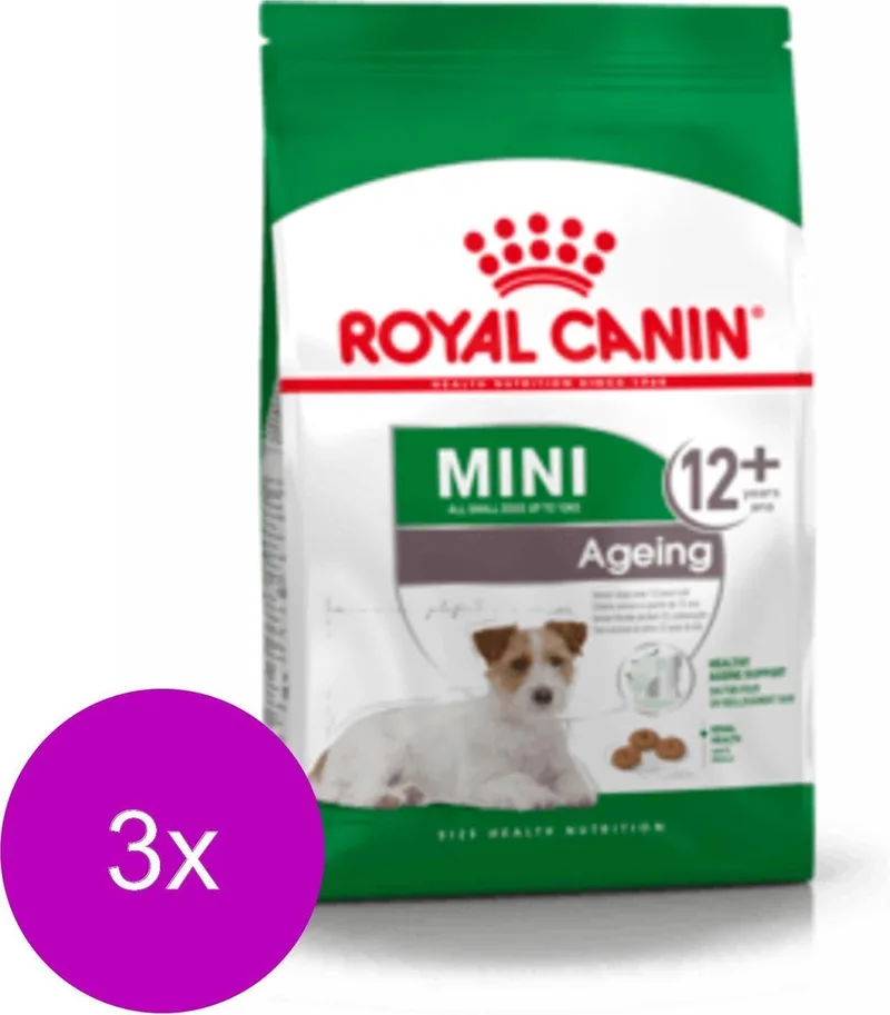 Mini Ageing 12+ - Hondenvoer - 3 x 1.5 kg de Royal Canin – photo produit