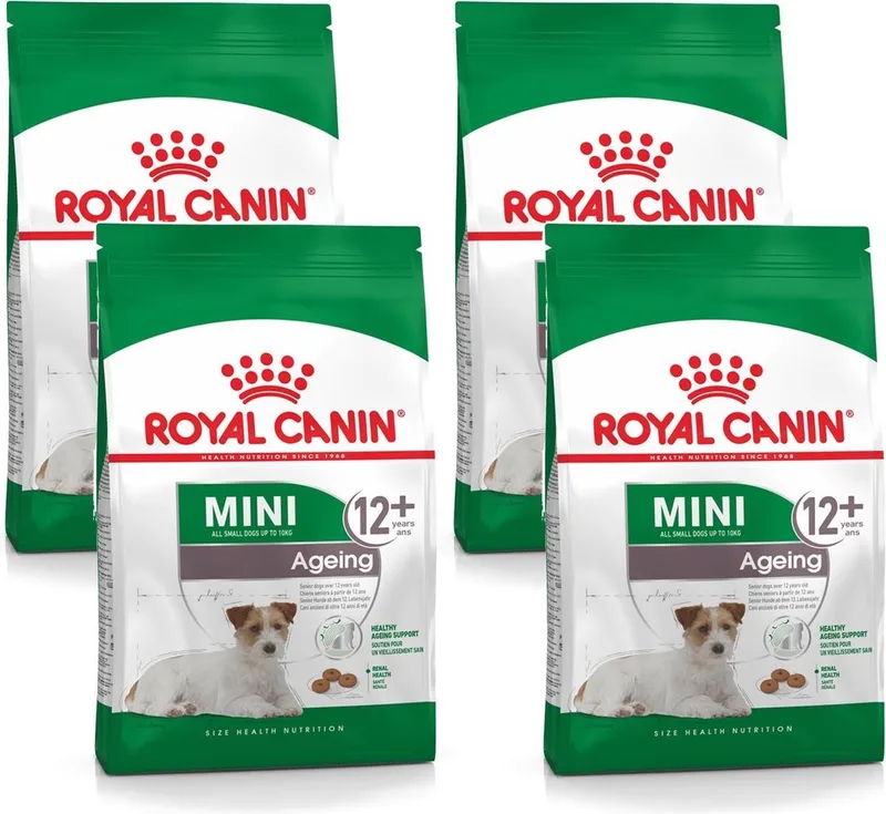Mini Ageing 12+ - Hondenvoer - 4 x 3.5 kg von Royal Canin – Produktfoto
