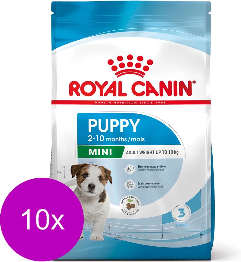 Mini - Puppy-Hondenvoer - 10 x 800 g by Royal Canin – product photo