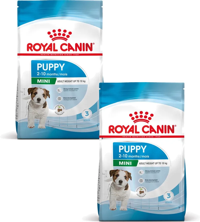 Mini - Puppy-Hondenvoer - 2 x 4 kg von Royal Canin – Produktfoto