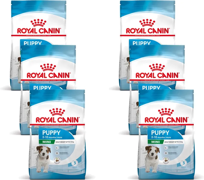 Mini - Puppy-Hondenvoer - 6 x 2 kg fra Royal Canin – produktbillede