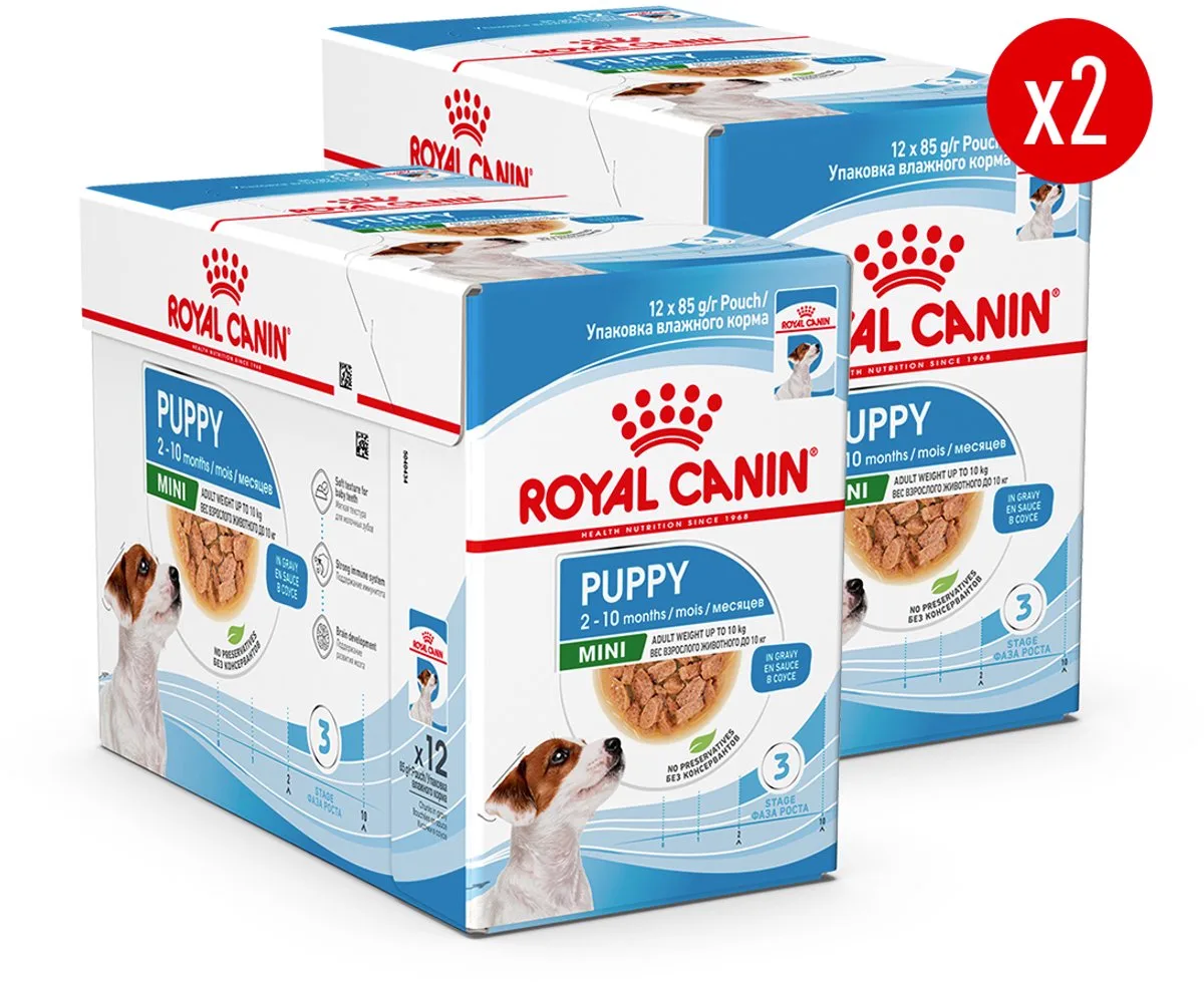 Mini Puppy Wet - 24 x 85 g by Royal Canin – product photo