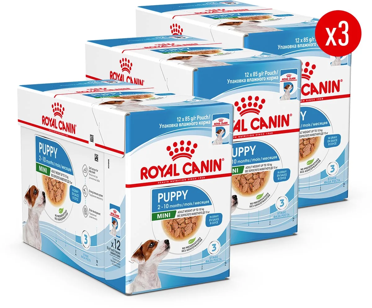 Mini Puppy Wet - 36 x 85 g by Royal Canin – product photo