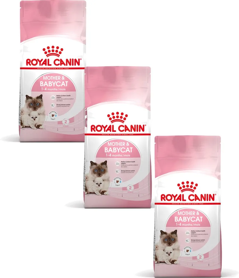 Mother & Babycat - Kitten-Kattenvoer - 3 x 2 kg by Royal Canin – product photo