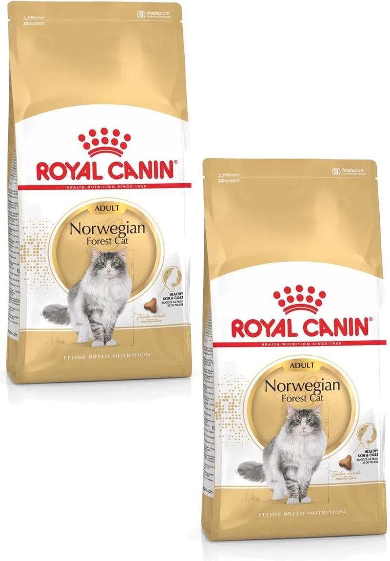 Norwegian Forest Cat Adult - Kattenvoer - 2 x 10 kg de Royal Canin – photo produit