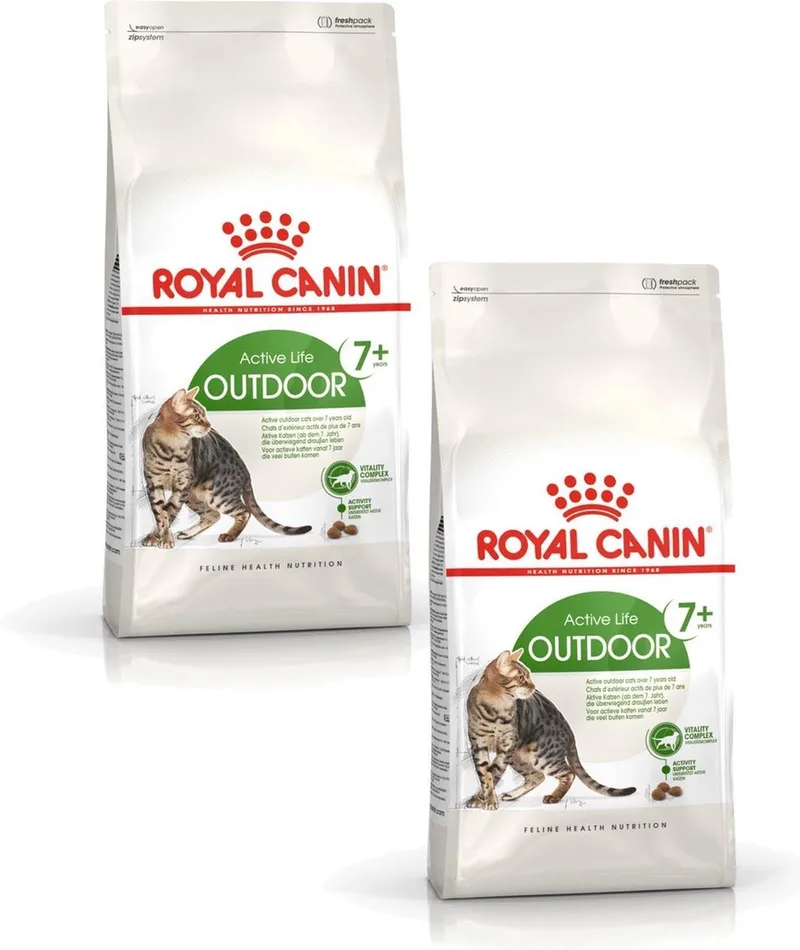 Outdoor 7+ - Kattenvoer - 2 x 4 kg de Royal Canin – photo produit