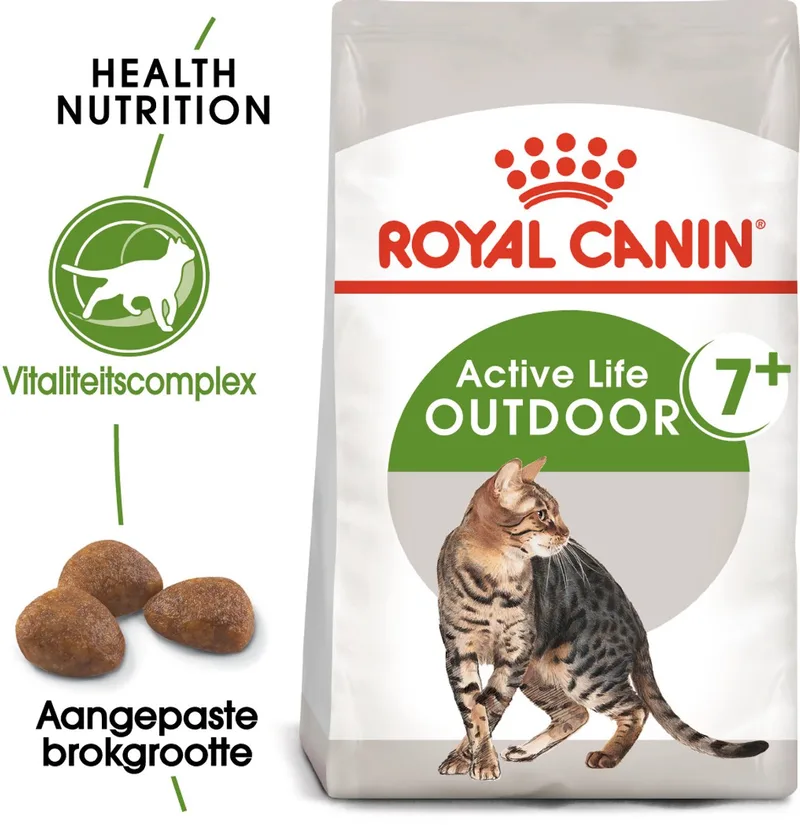 Outdoor 7+ - Kattenvoer - 4kg - Voor oudere buitenkatten von Royal Canin – Produktfoto