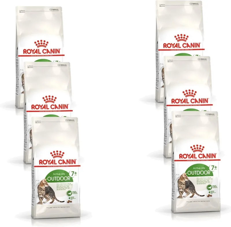 Outdoor 7+ - Kattenvoer - 6 x 400 g von Royal Canin – Produktfoto